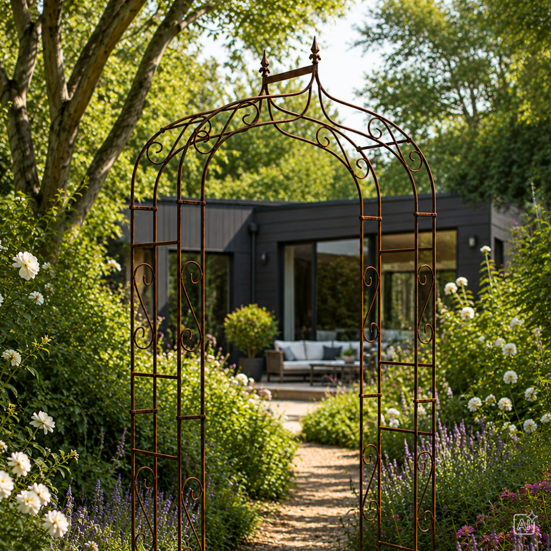 Rosenbue pergola med 2 moduler
